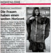 Hohenloher Zeitung 22. Febr. 2002