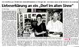 Hohenloher Zeitung  am 8. Juli 2003